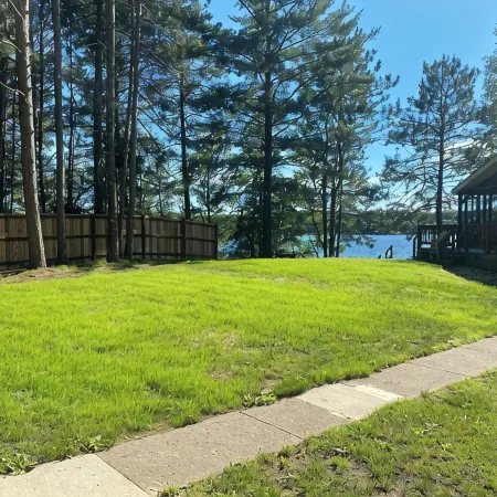 Newly remodeled cabin on quiet lake w/no public access in Spooner, WI.