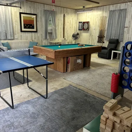 Private and pet-friendly, with game room and upgraded kitchen
