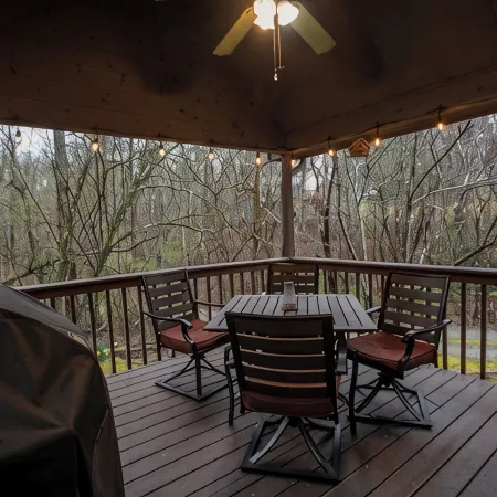 Cozy Pet Friendly Cabin in Townsend w/ TONS of privacy.  Sleeps 8.