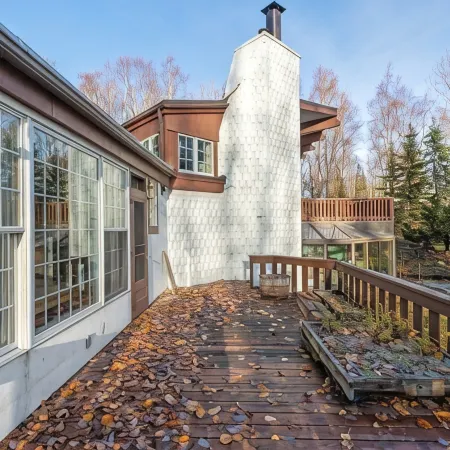 Anchorage Studio Bordering an Active Salmon Stream