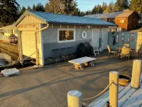 Water front, private beach, steps from down town Hoodsport with lots of parking.