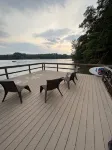 New four bedroom house with private dock on Lake James.