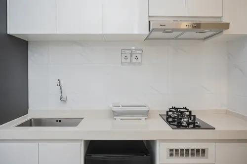 Fully Furnished with Tidy Design Studio at Sky House BSD Apartment - Wifi