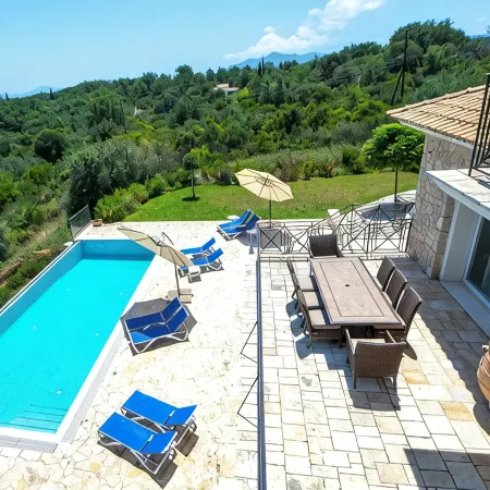 Luxury Villa with Panoramic Sea Views in Corfu - Villa Balatsinos