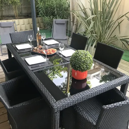 T2 - Arcachon center - Tree-lined terrace 90 m² - Beach 100 m,