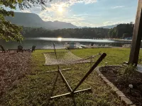 Gorgeous Lakefront Home with Mountain Sunset Views & Hot Tub! - 4-Star
