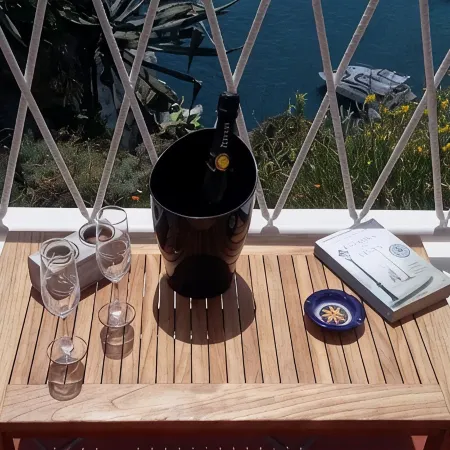 SPLENDID VILLA IMMERSED IN THE GREEN PEAK ON THE SEA