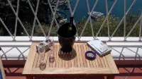 SPLENDID VILLA IMMERSED IN THE GREEN PEAK ON THE SEA