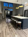 Village sunset ski in/ ski out condo on Cranmore Mountain - gimnasio