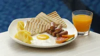 Villa Caceres Hotel - Frühstück