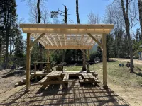 2-Acre Dome + Tiny House Cabin on Ocean - Hytter