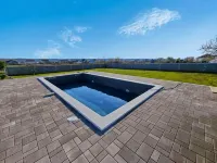 Charming Holiday House in Ljubač with Private Pool and Mountain Views - 3-Star