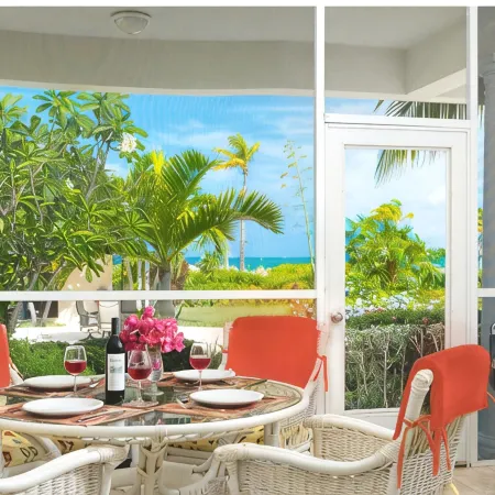 Directly on Beach, Beachy Chic 2 BR  - Heart of Grace Bay - Grandview Resort