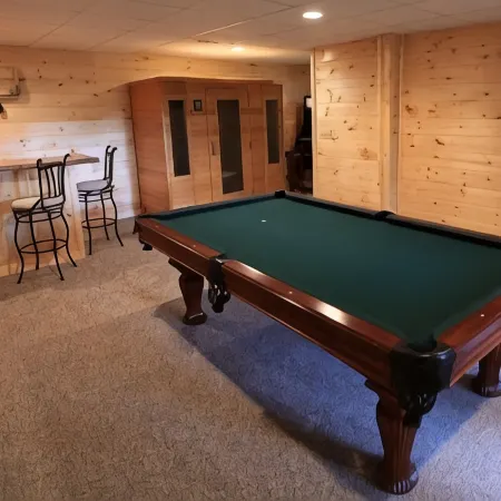 AS SEEN ON HGTV LOG CABIN LIVING USD150.00 GAME ROOM