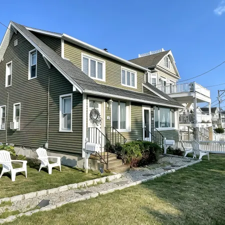 Dog-Friendly Oceanfront Getaway - Walk to Dining - Private Beach Access