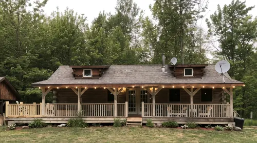 斯皮裏特山居- 原木小屋，帶大型前廊 - 木屋
