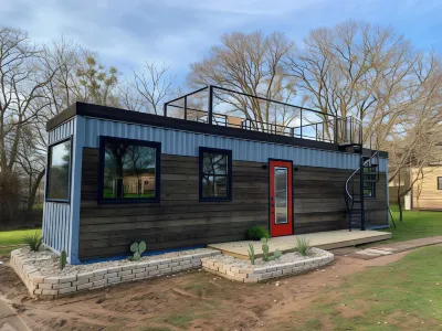 The Hacienda Beautiful New Container Home 12 Min to Magnolia Hotel di Waco