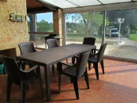 DETACHED COUNTRY HOUSE WEEKLY RENTAL PLOT 2400 M2 WOODED FENCED Hotel a Barjac