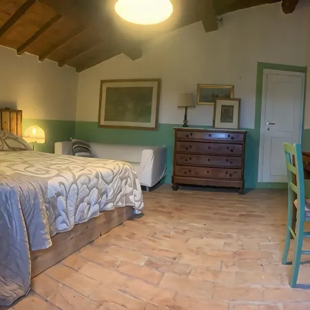 Casa del Piano Valle dei Calanchi in Front of Civita di Bagnoregio