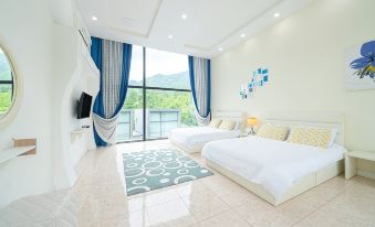 Gapyeong Schlafraum Pool Villa Bed and Breakfast