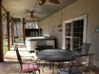 Relax among the palms at Reeled Inn on Beautiful Lake Gaston