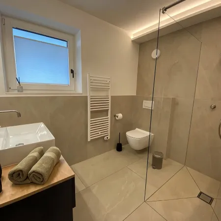 Modern apartment with large balcony. Near city center.