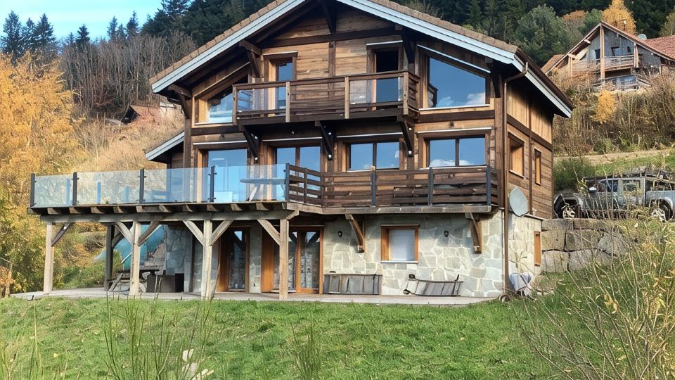 Seasonal Rental Self-Contained Apartment in Chalet with View of the Lake and Gerardmer
