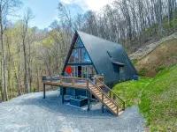 Lux Sunset Smoky Mountain Views! HotTub, GameRm & Theatre -Maggie Valley-Sylva - Bergblick