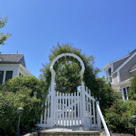 Maushop Village Getaway with Ocean Views, Steps to Private Beach