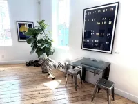 Artist's Loft steps from UPAC! - Wifi