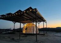 Southern Boho inspired Geodesic Dome nestled up next to Big Bend National Park. - Boutique