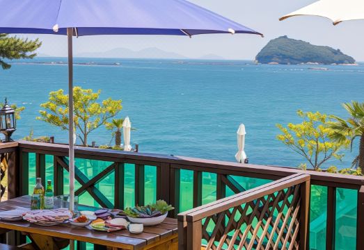 펜션 야외 전경