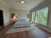 New four bedroom house with private dock on Lake James.