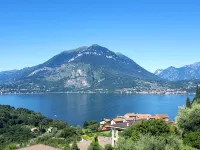 Charming Perledo Retreat with Lake View, Balcony & Parking