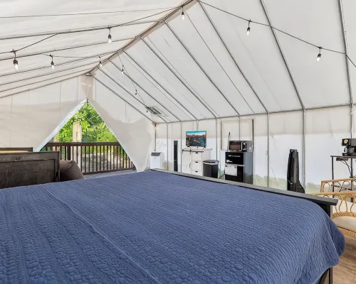 Furnished Glamping Tent/King Bed/Access to the Red River - Dancing Deer - #6 Hotels in Powell County