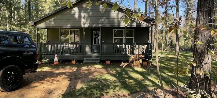 New Cabin in woods at pickwick.  3 BR 2 bath,  near Stateline ramp & state park Ξενοδοχεία στην πόλη Hardin County