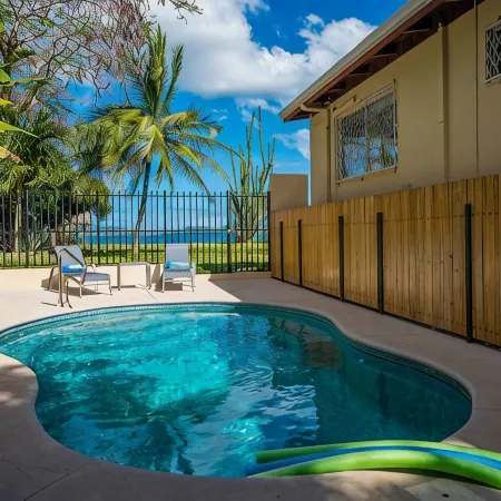 Tamarindo's Hidden Gem, Tropical oasis 3 BR Beachfront Home, with private pool.