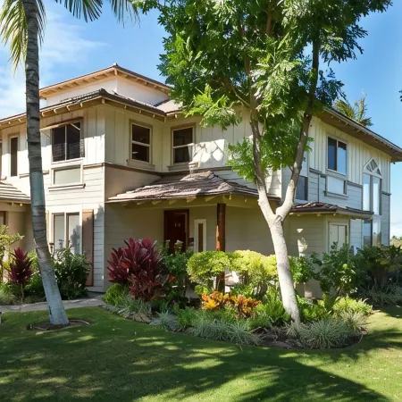 Mauna Lani Palm Villas H4 Corner Two-story Villa with Floor to Ceiling Views