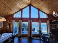Lakefront w/ large deck, screened porch, dock, private lakefront. Pet friendly!