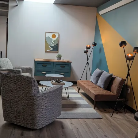Downtown loft w/ game theme