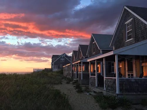 Cottage #11 - Spectacular views of Cape Cod Bay on a private association beach! - 3-Star