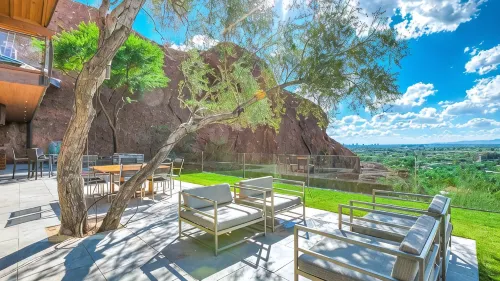 Ultra Luxury Villa on Camelback Mountain - w/ Pool, Waterfall & Fire Lounges - 5-نجوم