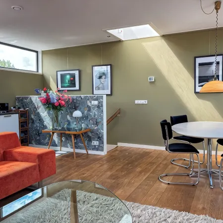 Stylish Water Villa with Private Roof Terrace & AC