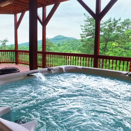 Huge Mountain Estate,Blue Ridge View, Sleeps 18, Hot Tub, Deck, & Game Room