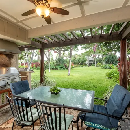 Tropical Ground Floor Unit at Mauna Lani Palm Villas w/ Beach Club Access