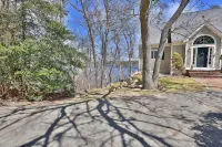 Lakefront Stunning Cape Cod Views w Private Lake Beach - Backyard is the Lake !