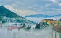 Sapa Center View Hotel - pemandangan pegunungan