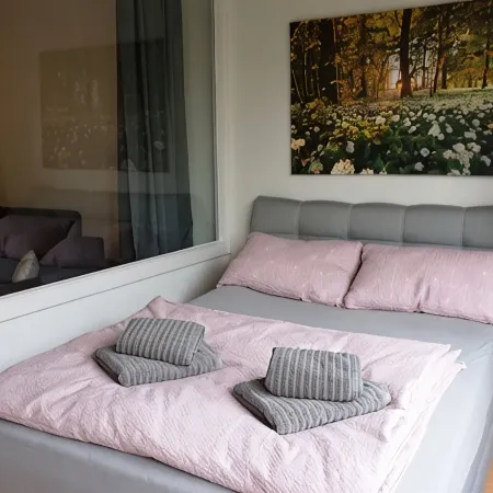 Central location, close to the train station and the fjord, bus stops nearby