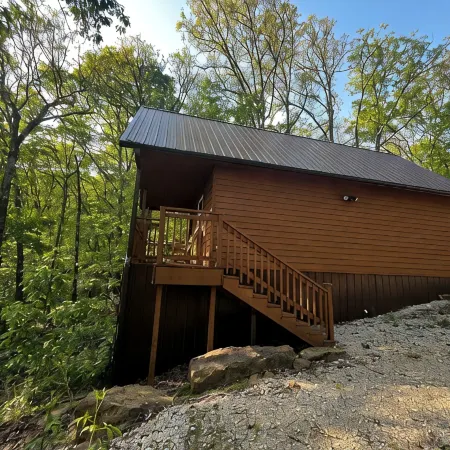 Fisherman Themed Cabin in Our Little Woodland Village - Pond and Playground