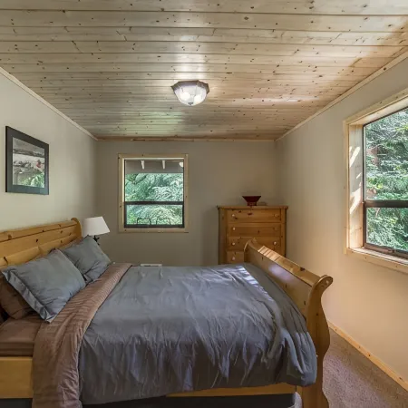 Unplug at this Mt. Baker Cabin in the Hot Tub, enjoy massage chair & rain shower
